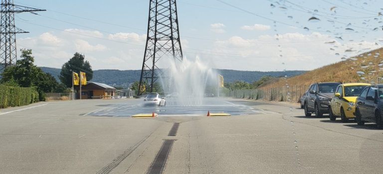 Fahrsicherheitstraining auf dem ADAC Gelände bei Heidelberg