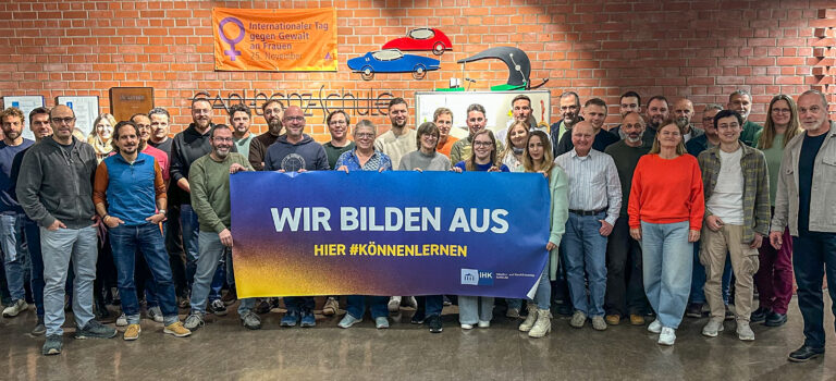 Wir bilden aus. Hier kann man lernen.